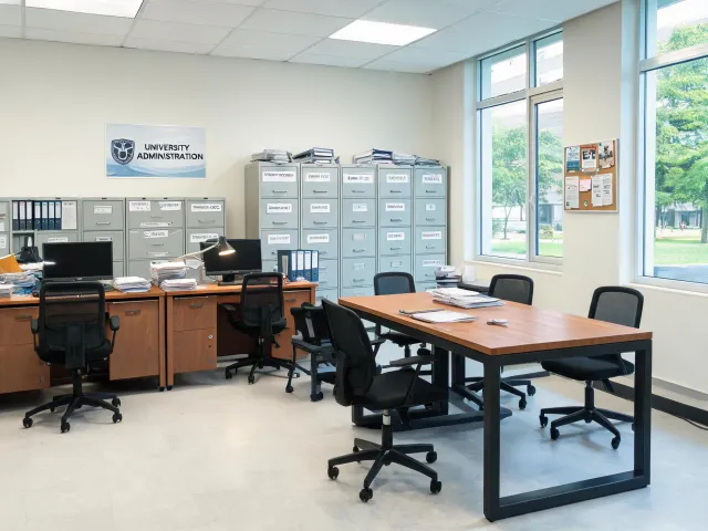 Higher education administrative office furniture